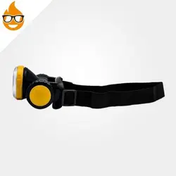 چراغ روی کلاهی لامپی مشکی