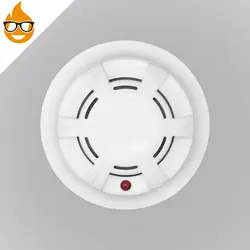 دتکتور دود فتوالکتریک ۲۴ ولت APD-24، آریاک – ARIAK، دتکتور دودی، سفید، ایرانی