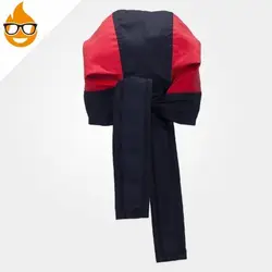 کلاه آشپزی هایپر ترکی مشکی قرمز