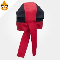 کلاه آشپزی هایپر ترکی قرمز مشکی