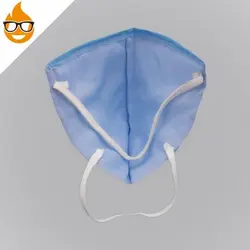ماسک پارچه ای ، ماسک تنفسی ، رنگ آبی ، ساخت ایران