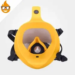 ماسک تمام صورت سیلیکونی ، تی آر دو هزارو دو – TR 2002 CL 3 ، اسپاسیانی – SPASCIANI ،ماسک ایمنی تمام صورت