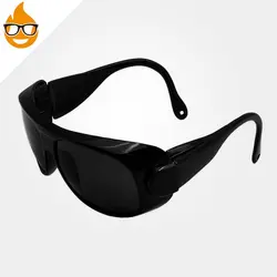 عینک جوشکاری بغل دار دودی