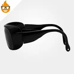 عینک جوشکاری بغل دار دودی