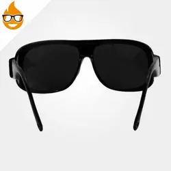 عینک جوشکاری بغل دار دودی