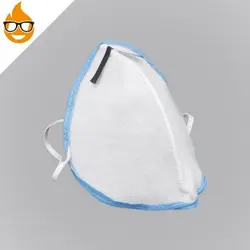 ماسک نمدی ضخیم ، ماسک تنفسی ، رنگ سفید
