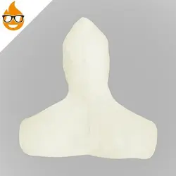 کلاه مقنعه کتان سفید