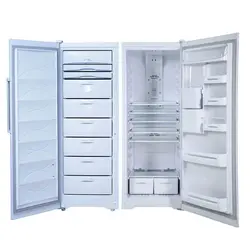 یخچال فریزر دوقلو بوران پارس نقره ای 26 فوت | هایپر تخفیفان