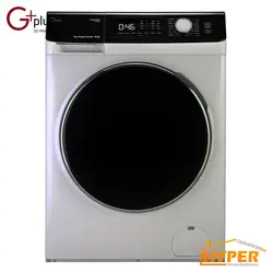 ماشین لباسشویی جی پلاس GWM-K9540T نقره ای 9 کیلویی | هایپر تخفیفان