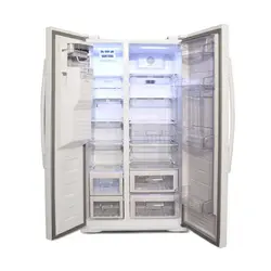 یخچال فریزر ساید بای ساید الکترواستیل ES51W سری رویال سفید | هایپر تخفیفان