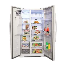 یخچال فریزر ساید بای ساید الکترواستیل ES51W سری رویال سفید | هایپر تخفیفان