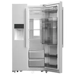 یخچال فریزر ساید بای ساید دوو D4S-3340MW سفید متالیک | هایپر تخفیفان