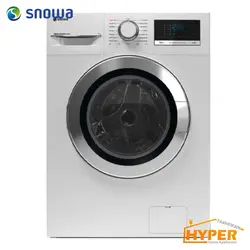 ماشین لباسشویی اسنوا SWD-474C سفید درب کروم