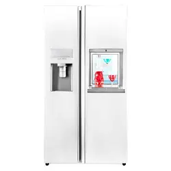 یخچال فریزر ساید بای ساید اسنوا S8-2352GW سفید متالیک | هایپر تخفیفان