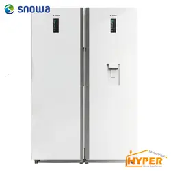 یخچال فریزر دوقلو اسنوا S5-1190LW S6-1190LW سفید چرم | هایپر تخفیفان