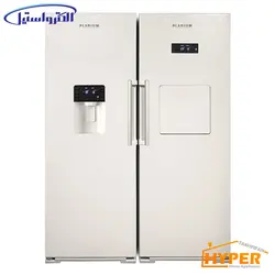 یخچال فریزر دوقلو الکترواستیل ES23 سری یونیک سفید یونی گلس | هایپر تخفیفان