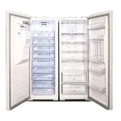 یخچال فریزر دوقلو پلادیوم الکترواستیل مدل کانورت PD23 سفید یونی گلس | هایپر تخفیفان