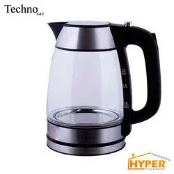 کتری برقی شیشه ای تکنو مدل Te-82 | هایپر تخفیفان
