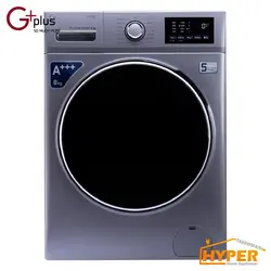 ماشین لباسشویی جی پلاس GWM-K8220T تیتانیوم 8 کیلویی | هایپر تخفیفان