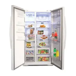 یخچال فریزر ساید بای ساید الکترواستیل ES51W سری گرند سفید | هایپر تخفیفان