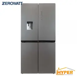 یخچال فریزر ساید بای ساید زیرووات Z 9 S سیلور | هایپر تخفیفان