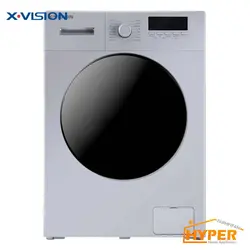 ماشین لباسشویی ایکس ویژن TE84 AS نقره ای 8 کیلویی | هایپر تخفیفان