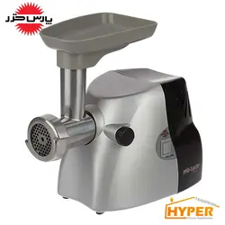 چرخ گوشت پارس خزر MG-1600P نقره ای (متالیک-مشکی) | هایپر تخفیفان