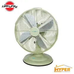 پنکه رومیزی آنتیک 12 اینچی پارس خزر برنز، سبز | هایپر تخفیفان