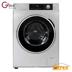 ماشین لباسشویی جی پلاس GWM-K613S نقره ای 6 کیلویی