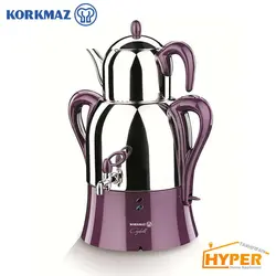 سماور برقی کرکماز Kolik کد 341 مشکی، بنفش، صورتی | هایپر تخفیفان