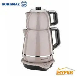 چای ساز کرکماز مدل دمیکس A332 قرمز، بژ، سبز دریایی | هایپر تخفیفان