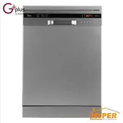 ماشین ظرفشویی جی پلاس GDW-K351S نقره ای 13 نفره