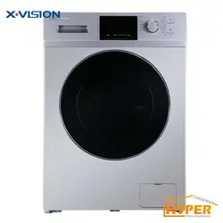 ماشین لباسشویی ایکس ویژن TM94-ASBL نقره ای 9 کیلویی | هایپر تخفیفان