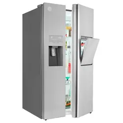 یخچال فریزر ساید بای ساید اسنوا S8-2320SS نقره ای | هایپر تخفیفان