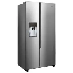 یخچال فریزر ساید بای ساید هایسنس RC-71SS4SA نقره ای | هایپر تخفیفان