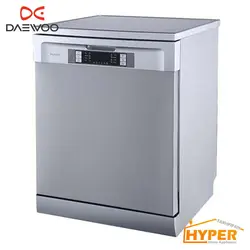 ماشین ظرفشویی دوو 14 نفره DDW-M1412S نقره ای | هایپر تخفیفان