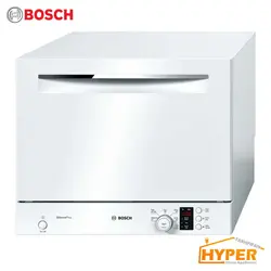 ماشین ظرفشویی بوش 6 نفره SKS62E22EU سفید | هایپر تخفیفان