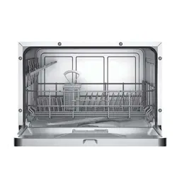 ماشین ظرفشویی بوش 6 نفره SKS62E22EU سفید | هایپر تخفیفان