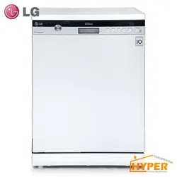 ماشین ظرفشویی ال جی DC75W سفید 14 نفره