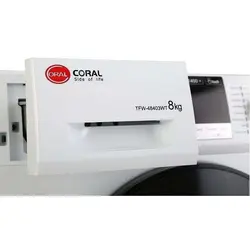 ماشین لباسشویی کرال TFW-48403 سفید | هایپر تخفیفان