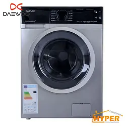 ماشین لباسشویی دوو DWK-8142S نقره ای 8 کیلویی | هایپر تخفیفان
