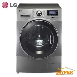 ماشین لباسشویی ال جی WM-B124SS نقره ای 12 کیلویی