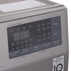 ماشین لباسشویی ال جی WM1015SS نقره ای 10.5 کیلویی | هایپر تخفیفان