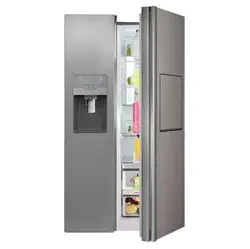 یخچال فریزر ساید بای ساید اسنوا S8-2340SS استیل | هایپر تخفیفان