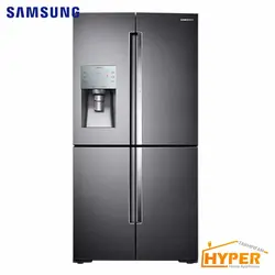 یخچال فریزر ساید بای ساید سامسونگ ROMANO/PN استیل مشکی | هایپر تخفیفان