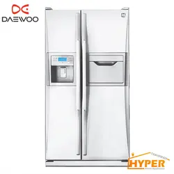 یخچال فریزر ساید بای ساید دوو FRS-L3011 سفید چرم | هایپر تخفیفان