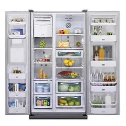 یخچال فریزر ساید بای ساید دوو FRS-L2615 استیل | هایپر تخفیفان