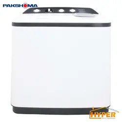 ماشین لباسشویی دوقلو پاکشوما pakshoma PWD-9663 AJ سفید 9.6 کیلویی | هایپر تخفیفان