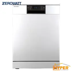 ماشین ظرفشویی زیرووات Zerowatt ZDC-3415 W سفید 15 نفره | هایپر تخفیفان