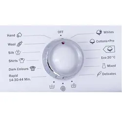 ماشین لباسشویی زیرووات Zerowatt OZ-1385 WT سفید 8 کیلویی | هایپر تخفیفان